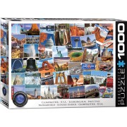 USA Globetrotter Pussel 1000 bitar